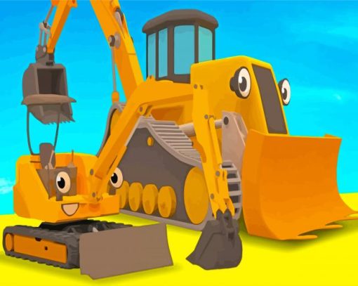 Cute Diggers Diamond Paintings