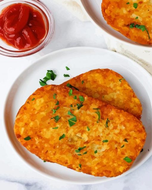Delicious Hash Browns Diamond Paintings