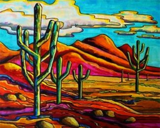 Desert Maynard Dixon Diamond Paintings