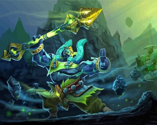 Dota 2 Earth Spirit Diamond Paintings