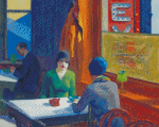 Edward Hopper Chop Suey Diamond Paintings