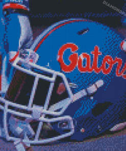 Florida Gators Football Helmet Diamond Paintings