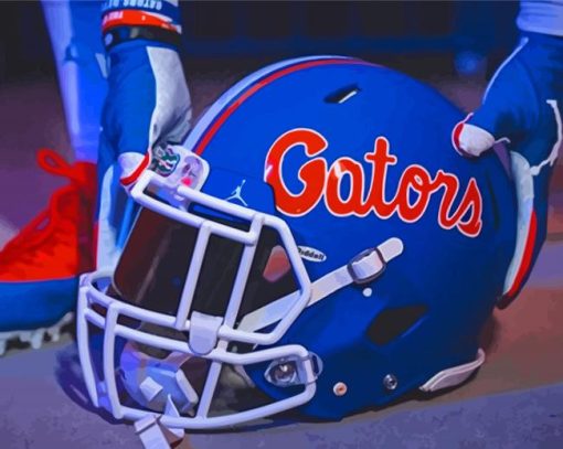 Florida Gators Football Helmet Diamond Paintings