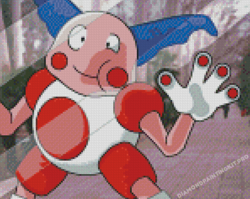 Funny Mr Mime Cartoon Diamond Paintings