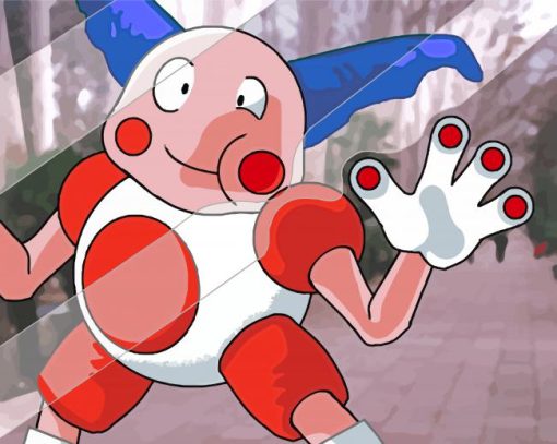 Funny Mr Mime Cartoon Diamond Paintings