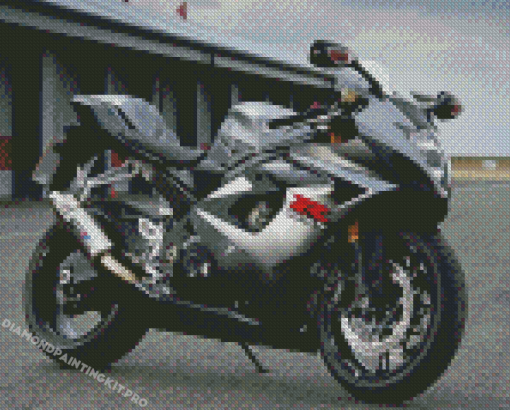 Grey Suzuki GSXR Motorcycle Diamond Paintings