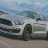 Grey Shelby Mustang Sport Car Diamond Paintings