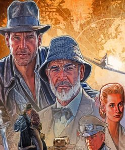 Indiana Jones And The Last Crusade Characters Diamond Paintings