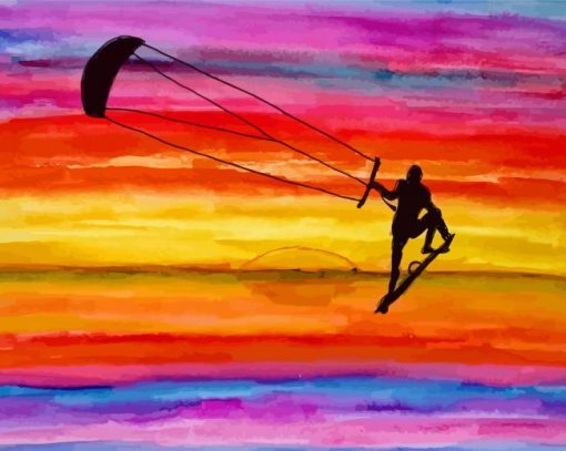 Kitesurfing Art Diamond Paintings