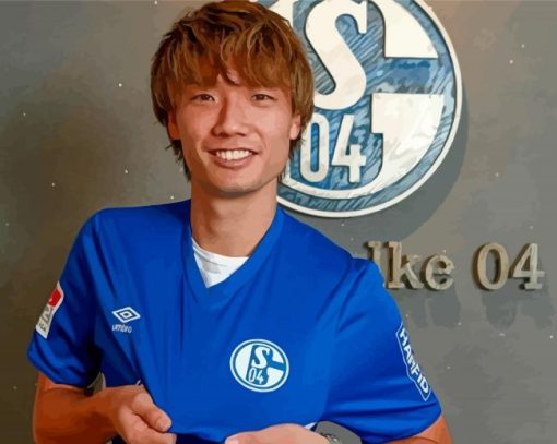 Kou Itakura FC Schalke Diamond Paintings