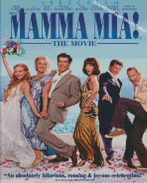 Mamma Mia Poster Diamond Paintings