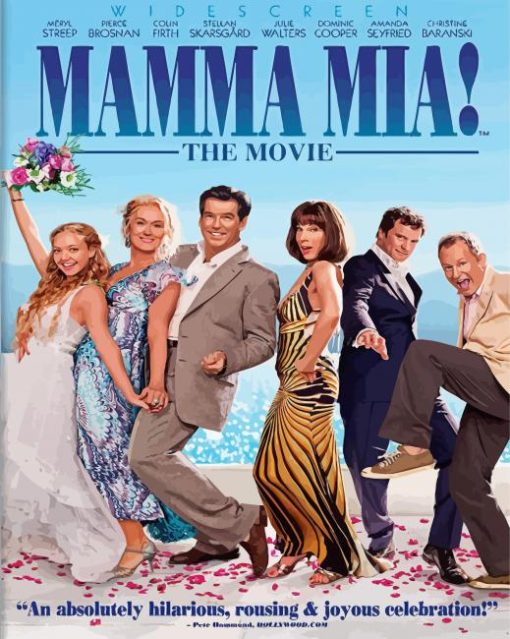 Mamma Mia Poster Diamond Paintings