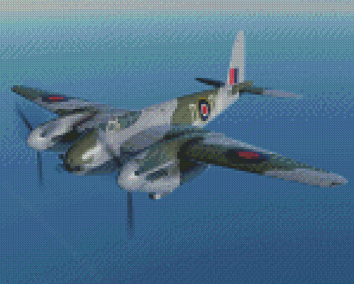 Military WWII Airplane Diamond Paintings