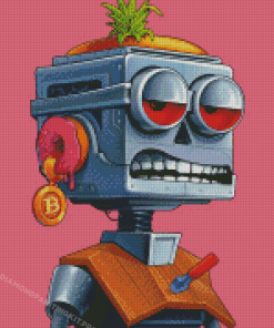 Numbots Robot Character Diamond Paintings