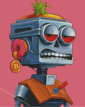 Numbots Robot Character Diamond Paintings