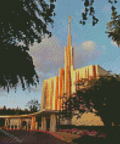 Seattle Washington Temple Diamond Paintings