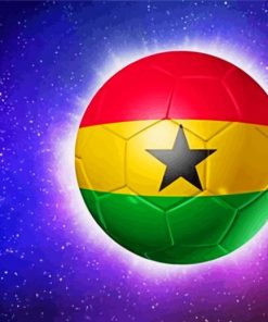 Soccer Ball Ghana Diamond Paintings