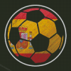 Spain Soccer Ball Diamond Paintings