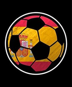 Spain Soccer Ball Diamond Paintings