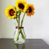Sunflowers In Glass Vase Diamond Paintings