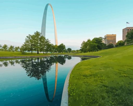 The Gateway Arch St louis Diamond Paintings