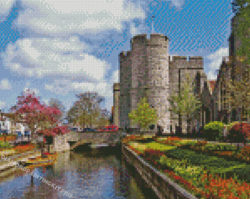 Weekend In Canterbury Kent City Diamond Paintings