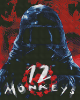 12 Monkeys Poster Art Diamond Paintings