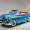 1953 Buick Blue Car Diamond Paintings