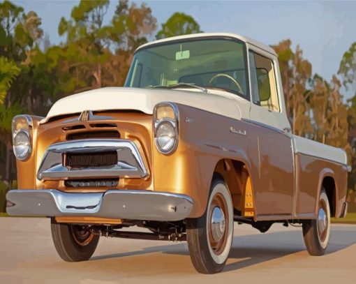 1957 International Truck Diamond Paintings