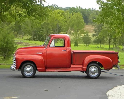 51 Chevy Truck Car Diamond Paintings