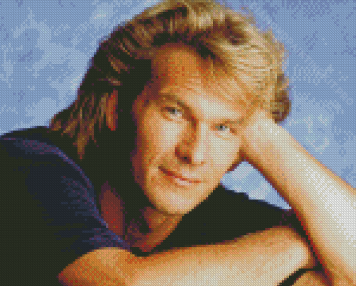 Actor Patrick Swayze Diamond Paintings