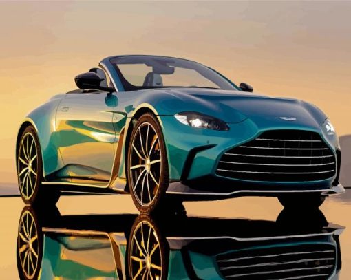 Aesthetic Aston Martin Car Diamond Paintings