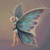 Aesthetic Butterfly Girl Diamond Paintings