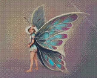Aesthetic Butterfly Girl Diamond Paintings