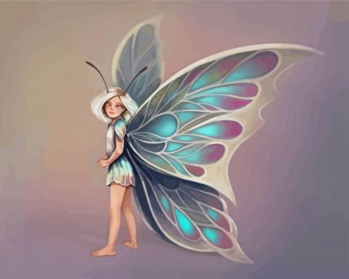 Aesthetic Butterfly Girl Diamond Paintings