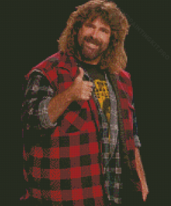 American Mick Foley Diamond Paintings