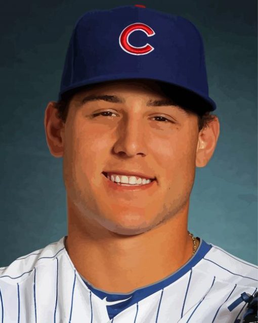 Anthony Rizzo Baseball Baseman Diamond Paintings