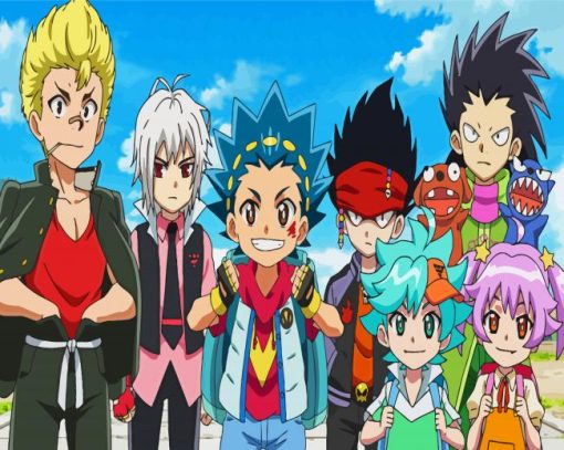 Beyblade Burst Manga Anime Diamond Paintings