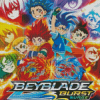 Beyblade Burst Poster Diamond Paintings