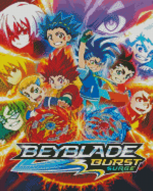 Beyblade Burst Poster Diamond Paintings