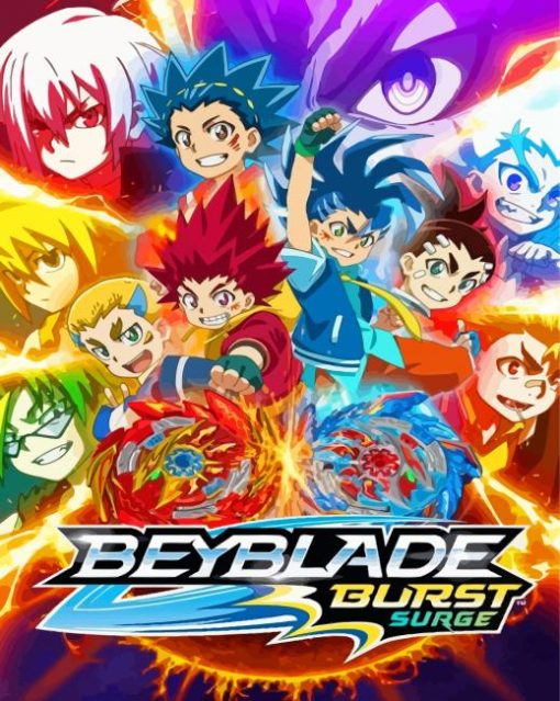 Beyblade Burst Poster Diamond Paintings