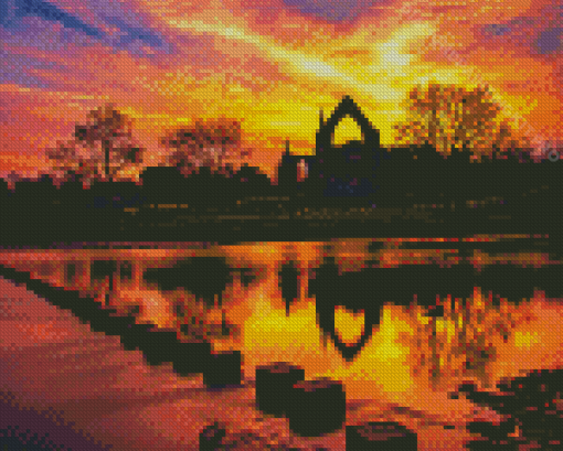 Bolton Abbey Sunset Diamond Paintings