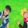 Boruto And Kawaki Sleeping On Grass Diamond Paintings