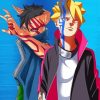 Boruto And Kawaki Art Diamond Paintings