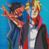 Boruto And Kawaki Art Diamond Paintings