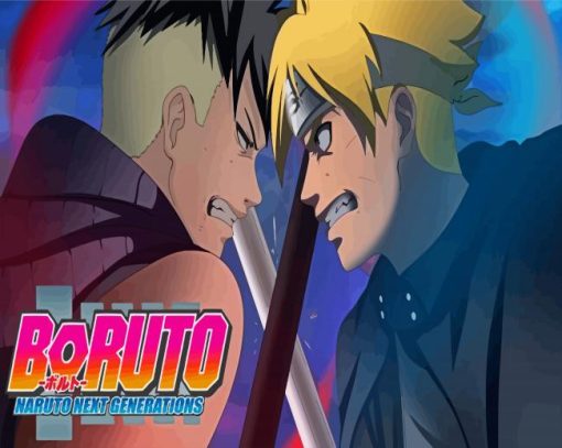 Boruto And Kawaki Poster Diamond Paintings