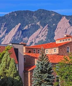 Boulder Buildings In Colorado Diamond Paintings