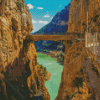 Caminito Del Rey Bridge View Diamond Paintings