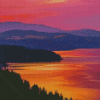 Coeur Dalene National Forest Sunset Diamond Paintings