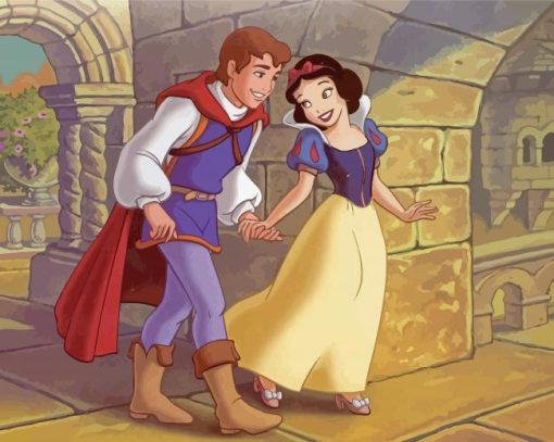 Disney Snow White And Prince Charming Diamond Paintings